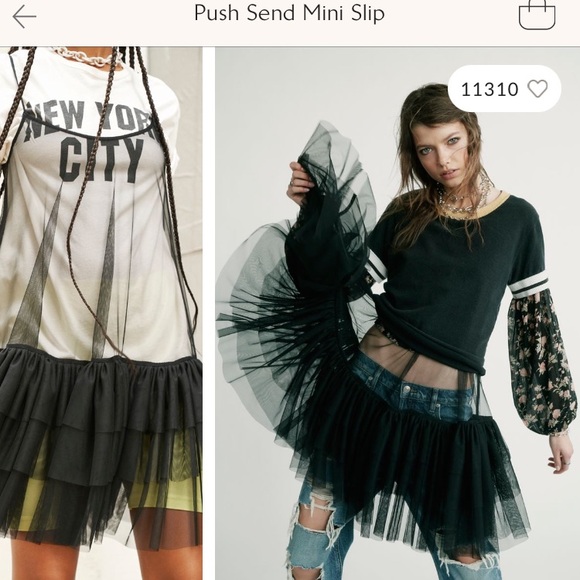 Free People Push Send Mini Slip - Picture 2 of 3